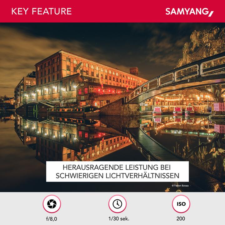 Immagine prodotto Samyang 12mm f/2 NCS CS Fujifilm XF (Fujifilm Fujinon XF, APS-C / DX)