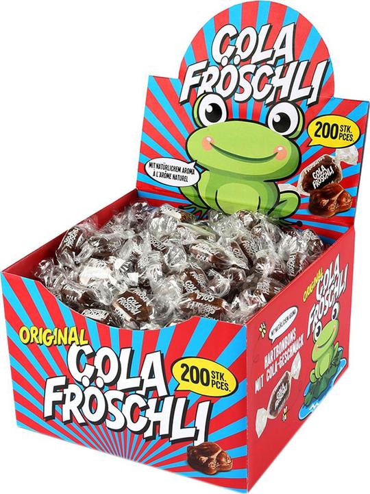 Produktbild Cola-Fröschli Bonbons (200 Stk., 1200 g)