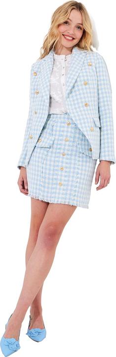 Actual product image Joe Browns Checked Button Detail Mini Skirt (42)