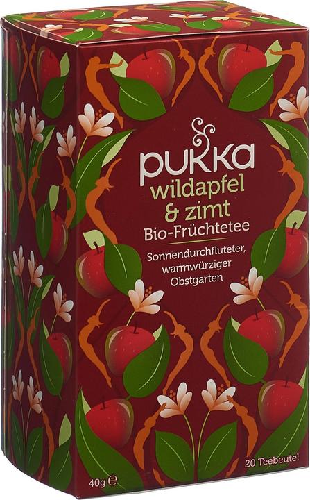Image du produit Pukka Thé pomme sauvage cannelle et cannelle (40 g)