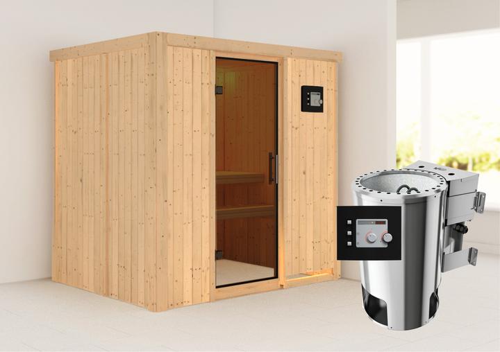 Produktbild Karibu Fanja ohne Dachkranz (Plug & Play 3,6 KW - Bio externe Steuerung)