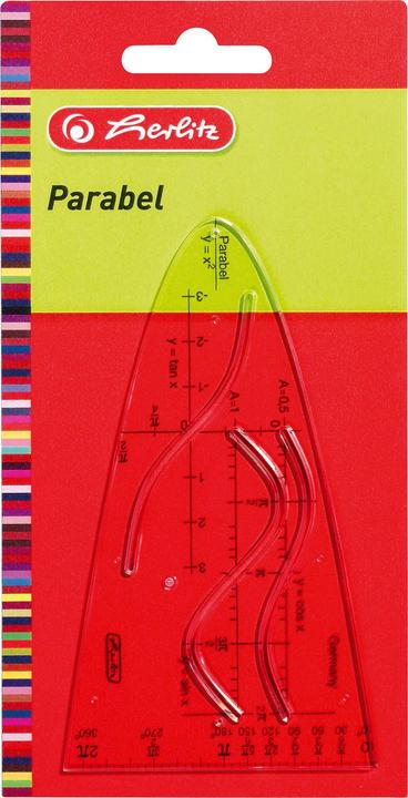 Immagine prodotto Herlitz Parabola standard, trasparente, plastica (122 mm)