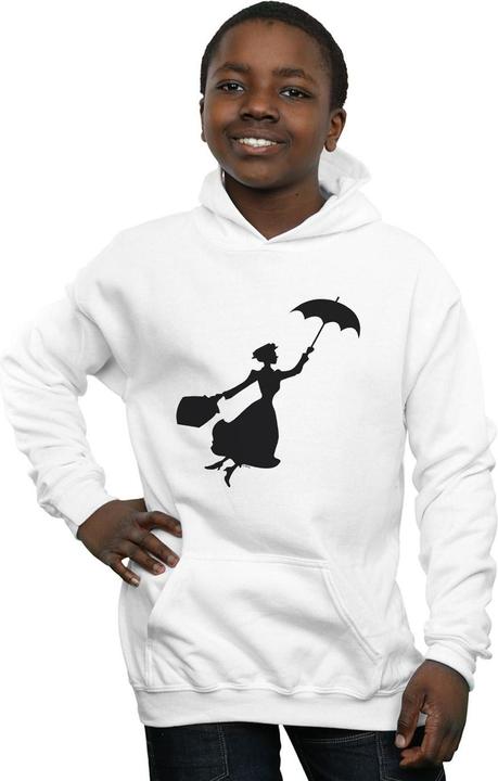 Actual product image Disney Boys Mary Poppins Flying Silhouette Hoodie (140, 146)
