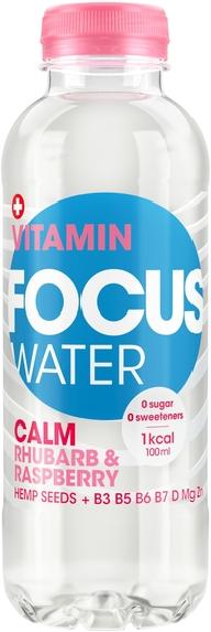 Actual product image Focuswater Calm (Rhubarb & raspberry, 6 x)