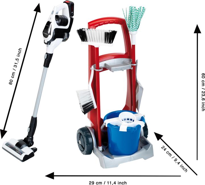 Produktbild Theo Klein Putzwagen mit Staubsauger Bosch Unlimited