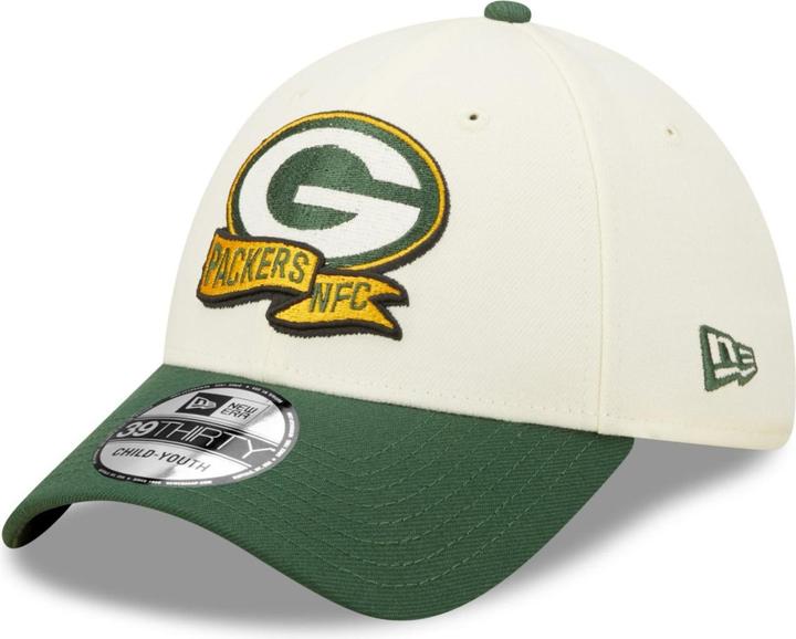 Produktbild New Era 39Thirty Kinder Cap - SIDELINE Green Bay Packers T/C