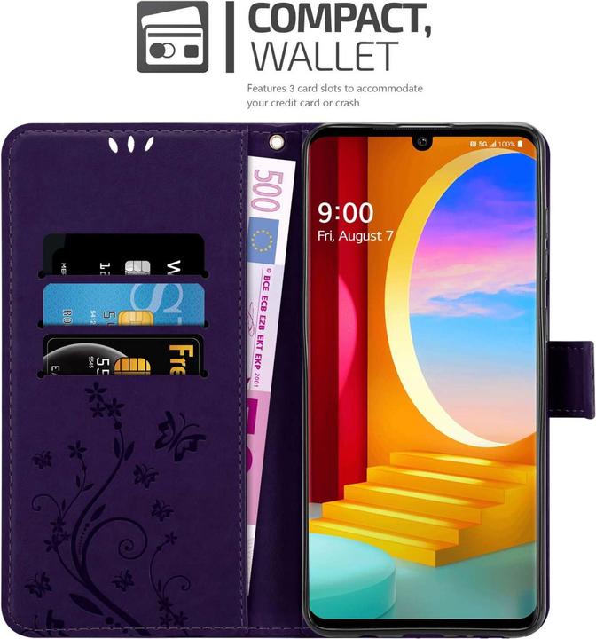 Image du produit Cadorabo Coque pour LG Velvet pour Fleur Book (LG Velvet)