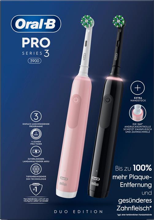 Actual product image Oral-B Pro 3 3900 (Oscillating toothbrush)