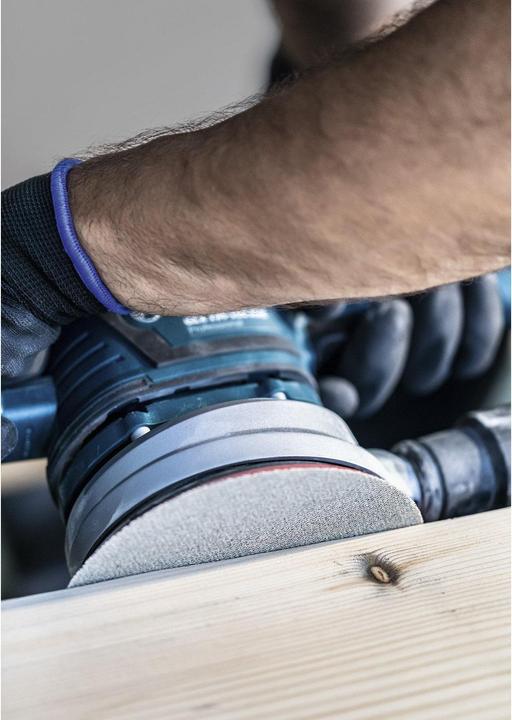 Actual product image Bosch Professional Zubehör Expert M480 Sanding net for random orbital sander, 150 mm, G 180, 5 pieces (180)