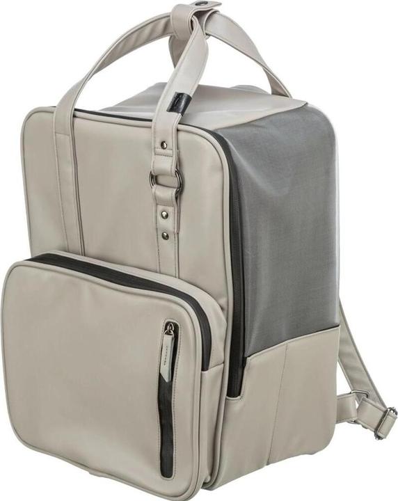 Image du produit Trixie Sac à dos pour transport d'animaux CityStyle Gris clair (Chien, Chat, Pliable)
