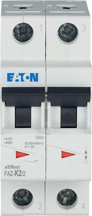 Image du produit Eaton MOE FAZ-K2/2 Interrupteur LS 2A 2p K-Char