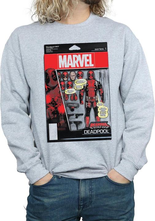 Produktbild Deadpool Action Figure Sweatshirt (3XL)