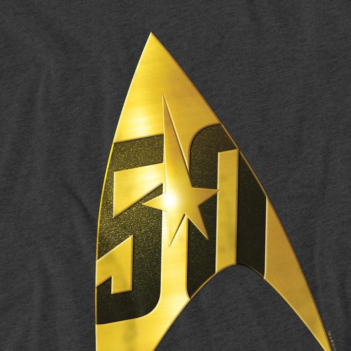 Actual product image Unisex Adult 50th Anniversary Delta T-Shirt (L)