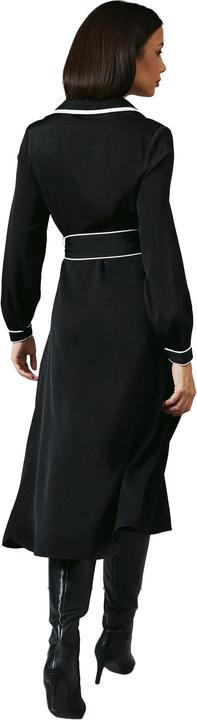 Actual product image Principles Womens/Ladies Contrast Detail Collared Midi Dress (42 D)