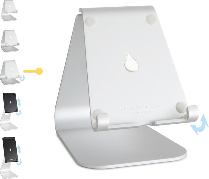 Produktbild Raindesign rain design Tablet-Ständer mStand plus 10053 silber für 1 Tablet