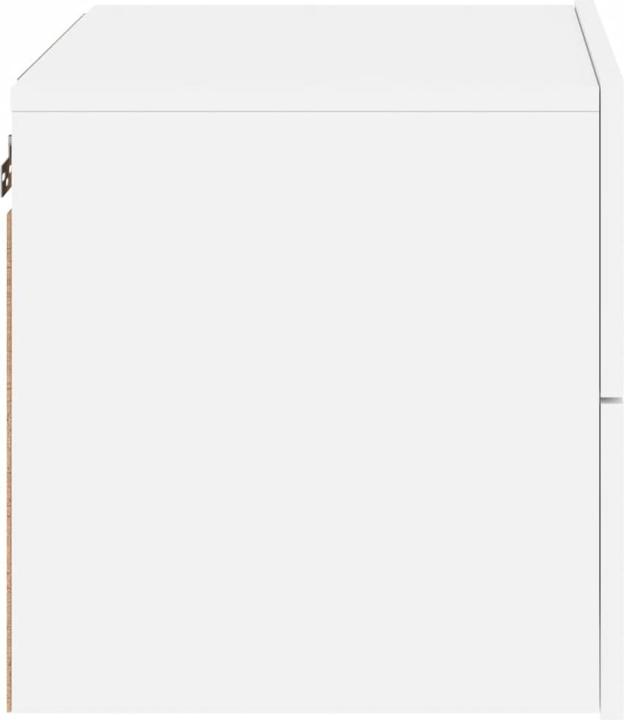 Image du produit VidaXL Tables de chevet murales avec lampes LED 2 pcs. Blanc,Couleur (50 x 39 x 41 cm)