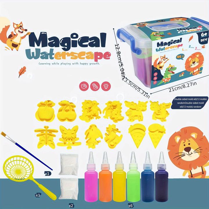 Actual product image Activity Board DIY Magic Water Elf Kit - innovative handmade educational toy, safer and more sustainable