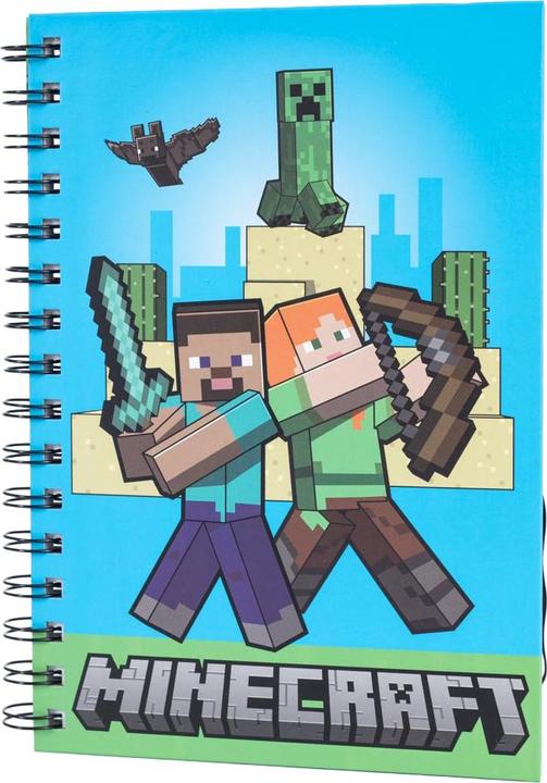 Produktbild Minecraft Notizbuch Logo (A5, Liniert, Harter Einband)