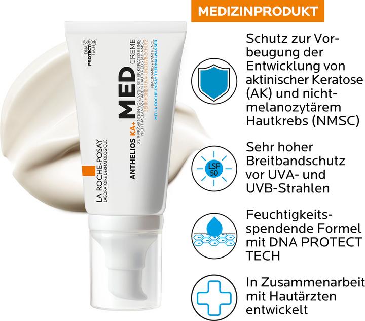 Image du produit La Roche Posay Anthelios 100 KA+ (Crème solaire, SPF 50+, 50 ml, 81 g)