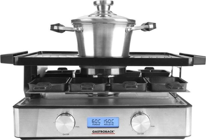 Gastroback Raclette-Fondue Advanced Plus