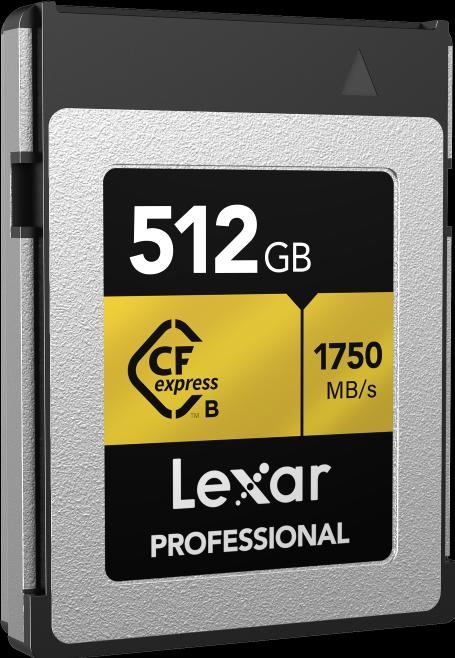 Actual product image Lexar Professional CFexpress R:1750MB/s W:1000MB/s (512 GB, CFexpress type B)