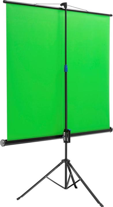 Actual product image Maclean Stand Green screen on parking lot, 92", 150x180cm, adjustable height, MC-931 (92", 4:3)