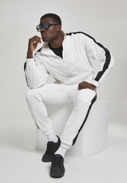 Image du produit Urban Classics Striped Sleeve Crinkle Track Jacket (XXL)