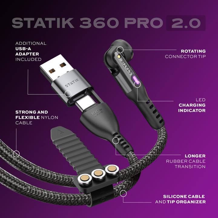 Image du produit Statik 5in1 Ladekabel (2 m, USB 3.0)