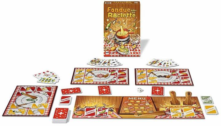 Actual product image Ravensburger Fondue or raclette? (French, German, Italian)