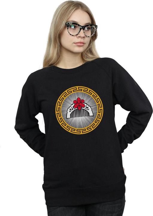 Actual product image Disney Womens/Ladies Mulan Movie Flower Comb Sweatshirt (S)