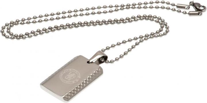 Produktbild Chelsea FC Muster Dog Tag Und Kette (100% Edelstahl)