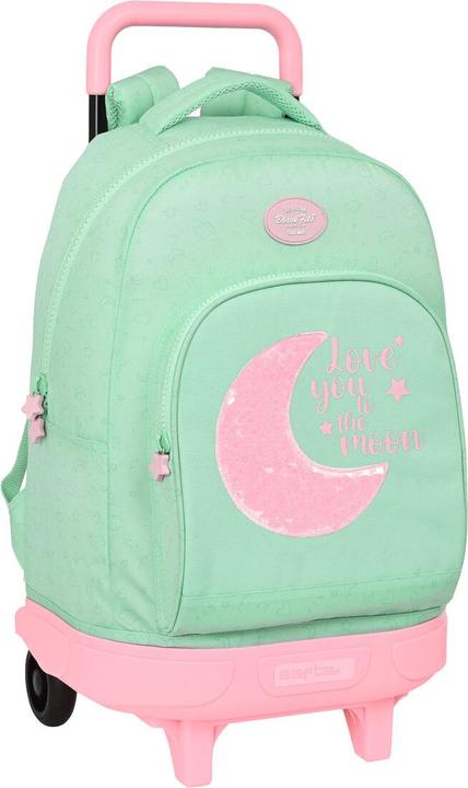 Produktbild Safta Schulrucksack mit Rädern BlackFit8 Moon grün 33 x 45 x 22 cm