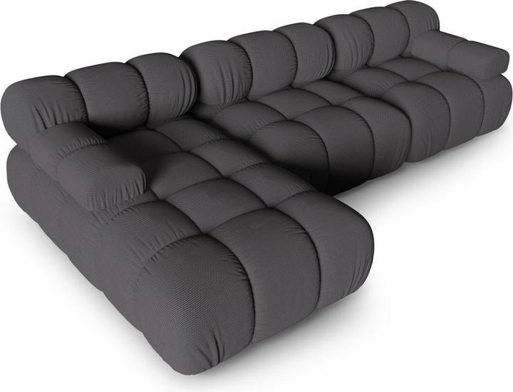 Image du produit Micadoni Canapé D'Angle Gauche Modulaire, "Bellis", 4 Places, 282x155x70Fabriqué en Europe (Canapé d'angle)