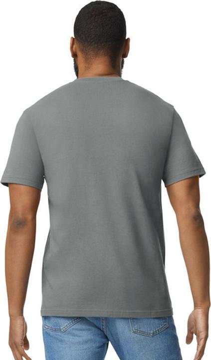 Actual product image Gildan Unisex Adult Softstyle Heather Midweight T-Shirt (L)