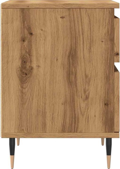 Actual product image VidaXL Bedside table Bedside cabinet Bedside chest of drawers Bedside console 2 pcs. Artisan oak (40 x 35 x 50 cm)
