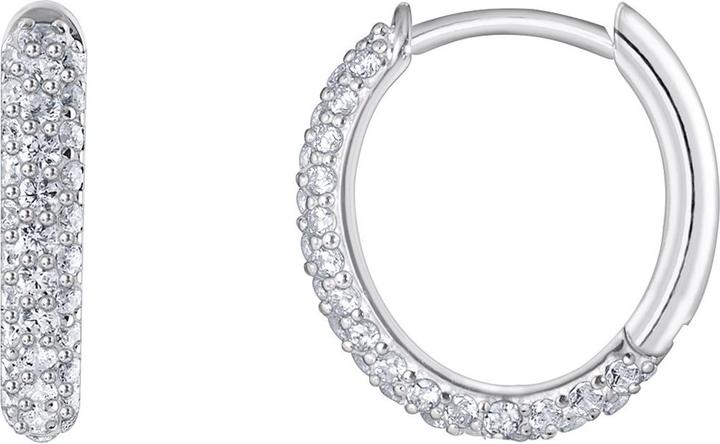 Thomas Sabo Creolen mit weissem Zirkonia-Pavé (925 Sterlingsilber)