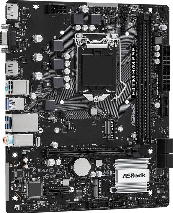 Produktbild AsRock H410M-H/M.2 SE (LGA 1200, Intel H370, mATX)