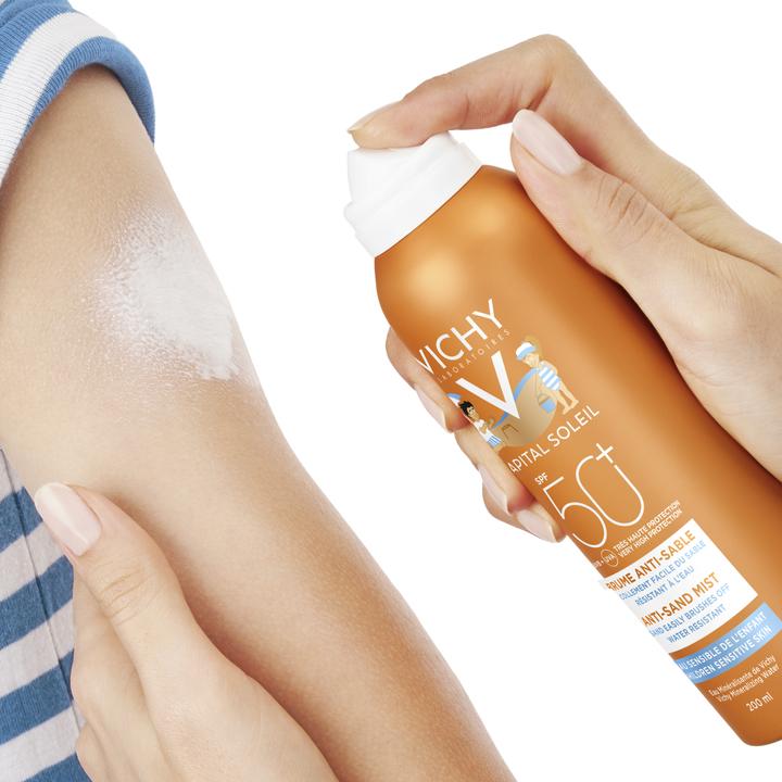 Vichy Capital Soleil Anti-Sand-Sonnen-Spray (Sonnenspray, SPF 50+, 200 ml, 201 g)