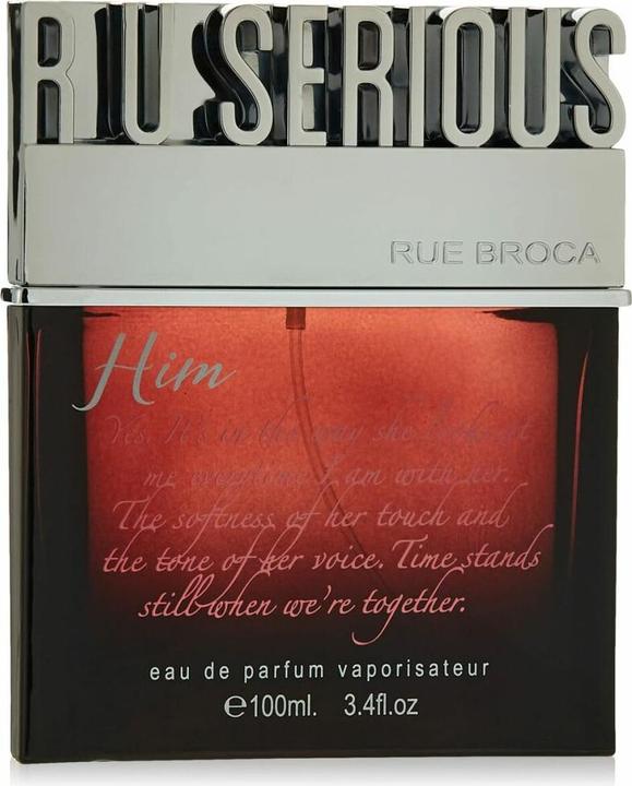 Actual product image Rue Broca R U Serious Him by Eau de Parfum Spray 100 ml (Eau de parfum, 100 ml)