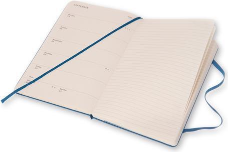 Produktbild Moleskine Wochen-Notizkalender 18M (A5, Harter Einband, Englisch)