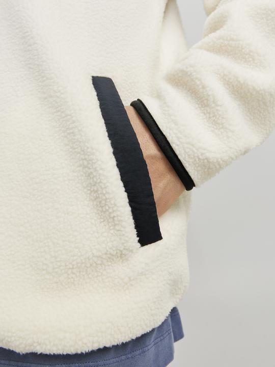 Actual product image Jack & Jones Single-coloured fleece sweatshirt Fleece sweatshirt (XXL)