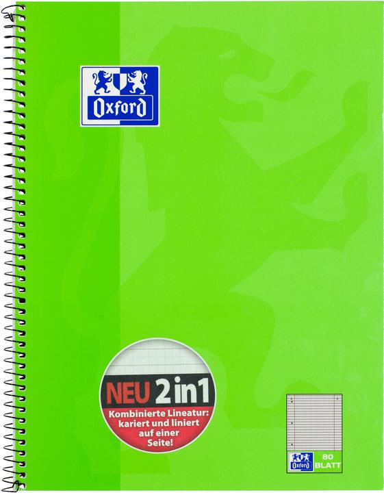 Actual product image Oxford College notebook (A4+, Checked, Soft cover)