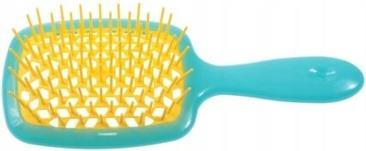Immagine prodotto Janeke Superbrush Spazzola per parrucchieri per pettinare Turchese-Giallo