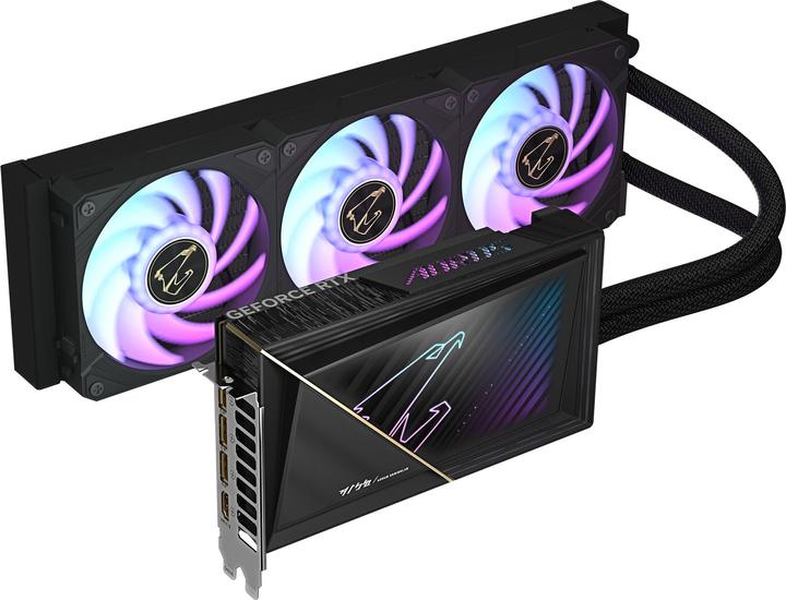 Actual product image Gigabyte AORUS GeForce RTX 5080 Xtreme Waterforce (16 GB)