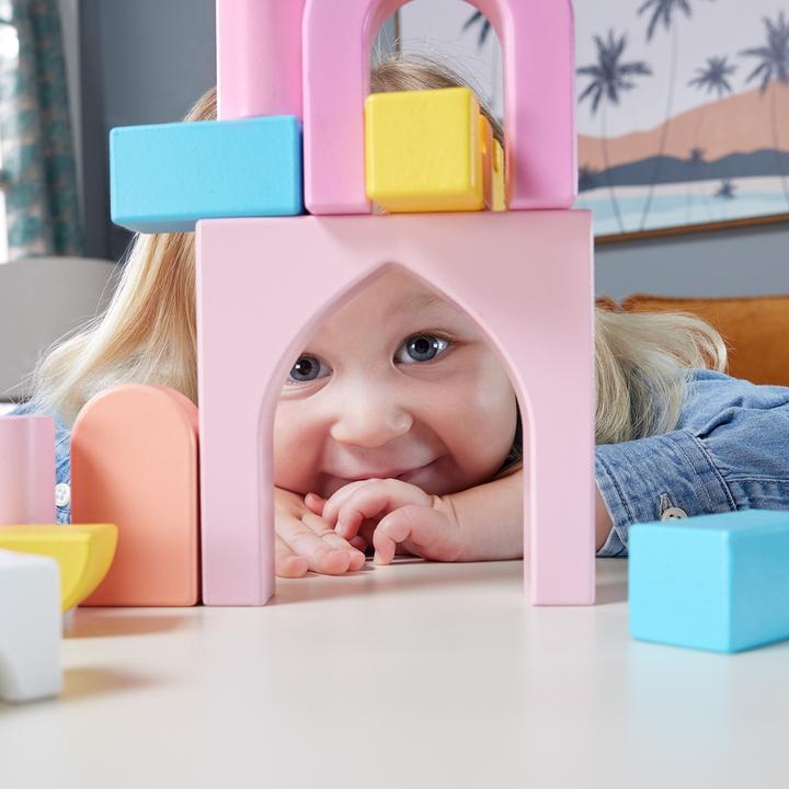 Immagine prodotto Fisher-Price Blocchi da costruzione in legno del castello delle fiabe
