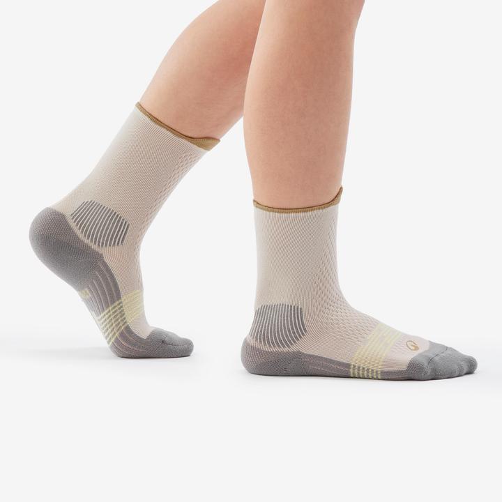 Produktbild Quechua Wandersocken Kinder hoch - Hike 500 grün (27, 30)