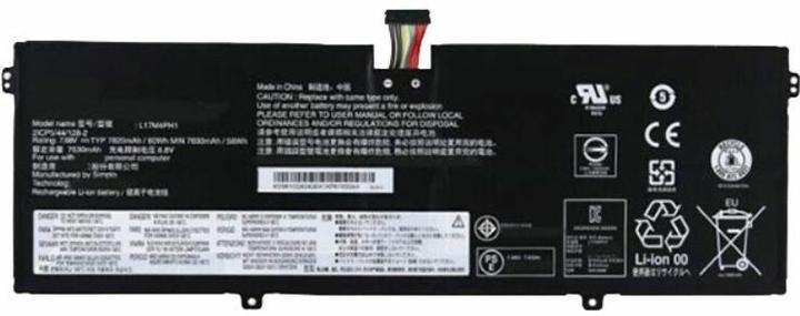 Produktbild Lenovo Yoga930 SP/A L17M4PH1 7.68V60Wh4cell bty (4 Zellen)