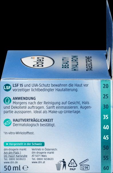 Image du produit dm Balea Crème de jour Beauty Hyaluron (50 ml, Crème de jour, SPF 15)