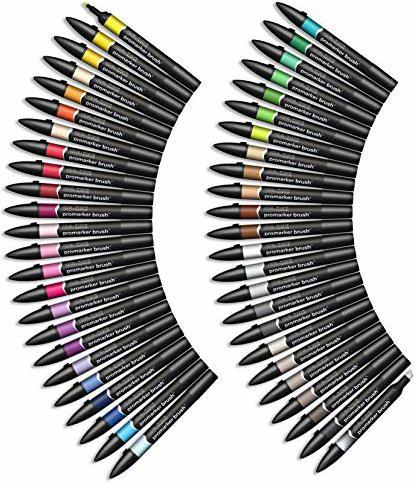 Produktbild Winsor & Newton BrushMarker (Mehrfarbig, 48 x)