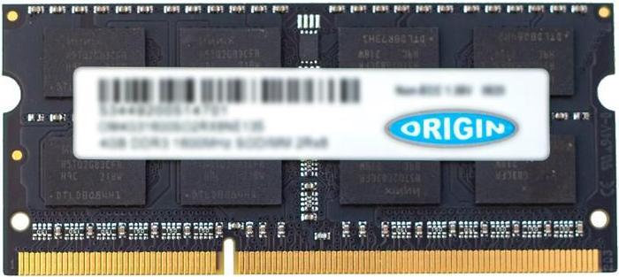 Actual product image Origin Storage 4GB DDR3-1333 SODIMM 2RX8 (1 x 4GB, 1333 MHz, DDR3-RAM, SO-DIMM)